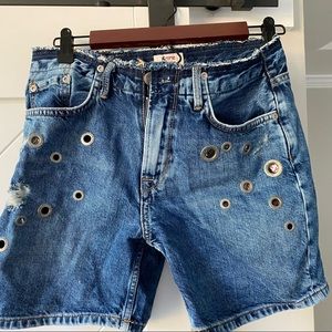 Denim shorts